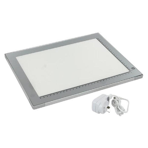AussieSuperStore Art & Craft Essentials A4 LED Trace Pad A4 LED Trace Pad | Light Pad | Drawing/Tracing Light Box | Tracing Drawing Board  Part Number 020600 020600